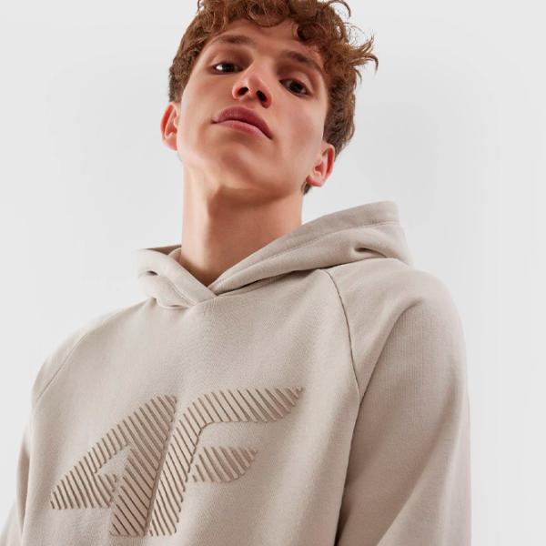 Толстовка для мужчин 4F 4FRAW23TSWSM1140 Прямой/ Grey photo 2