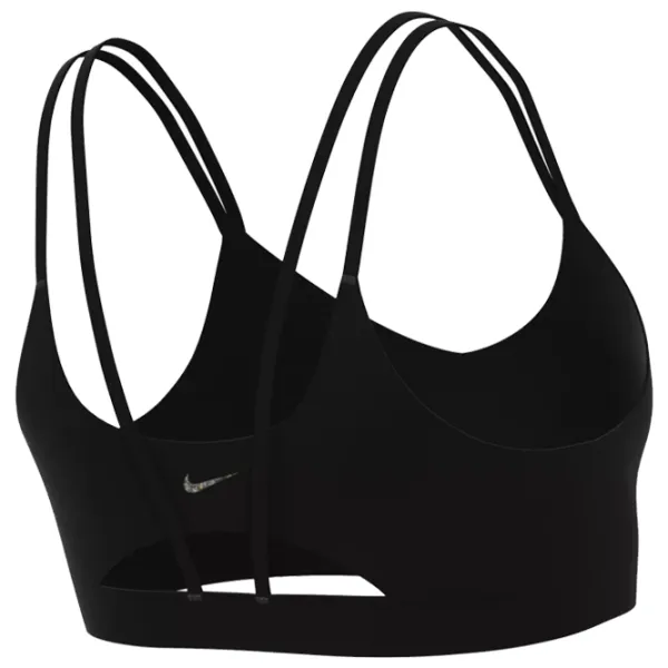 Топ для женщин Nike W Nk Df Alate Trace Bra Черный photo 2
