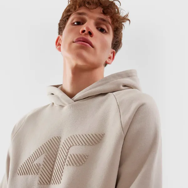 Hanorac pentru bărbați 4F 4FRAW23TSWSM1140 Drept/ Grey photo 2