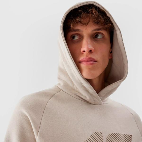 Hanorac pentru bărbați 4F 4FRAW23TSWSM1140 Drept/ Grey photo 5