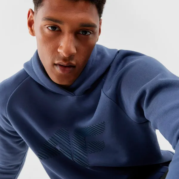 Толстовка для мужчин 4F 4FRAW23TSWSM1140 Прямой/ Navy Blue photo 2