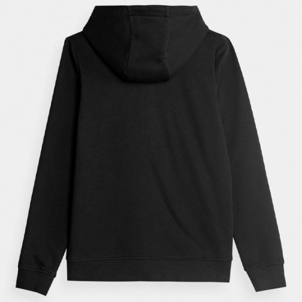 Толстовка для женщин 4F ZIP-UP HOODIE Осень - Зима/ Черный photo 2