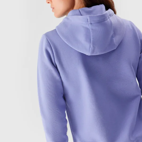 Hanorac pentru femei 4F ZIP-UP HOODIE Toamnă - iarnă/ Navy photo 7