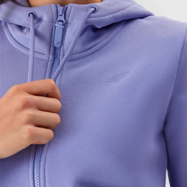 Толстовка для женщин 4F ZIP-UP HOODIE Осень - Зима/ Темно-синий photo 7