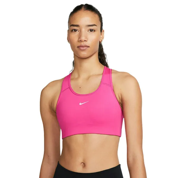 Топ для женщин Nike W Nk Swsh Med Spt Bra Розовый photo 3