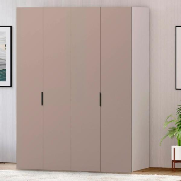Dulap Clasic Fabrik Home Hardy 180 x 55 x 220 / PAL / Alb photo 4 Dulap Clasic Fabrik Home Hardy 180 x 55 x 220 / PAL / Alb photo 4