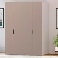 Шкаф Классический Fabrik Home Hardy 180 x 55см x 220 / ЛДСП / Белый photo 4