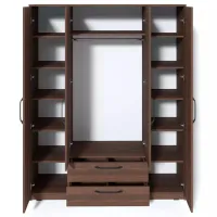 Dulap Clasic Fabrik Home Linia 160 x 50.5 x 200 / PAL / Nuc Închis photo 4
