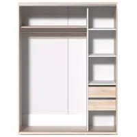 Dulap Glisant Fabrik Home 10926131 160 x 60 x 216 / PAL / Stejar Sonoma photo 3