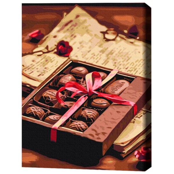 Pictură pe numere BrushMe Declarație de dragoste 50 x 40 cm/ Verticală photo 3