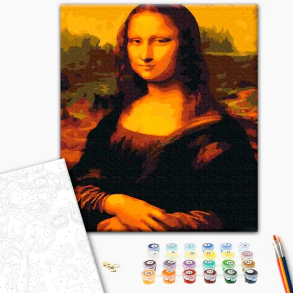 Картина по номерам BrushMe Мона Лиза 50 x 40 см/ Вертикальная photo 2 Картина по номерам BrushMe Мона Лиза 50 x 40 см/ Вертикальная photo 2