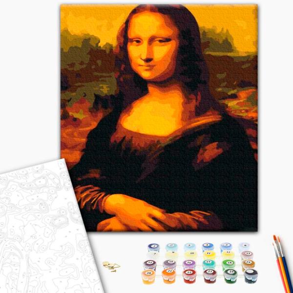 Картина по номерам BrushMe Мона Лиза 50 x 40 см/ Вертикальная photo 2 Картина по номерам BrushMe Мона Лиза 50 x 40 см/ Вертикальная photo 2