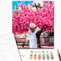 Pictură pe numere BrushMe Notre Dame de Paris 50 x 40 cm/ Verticală photo 2