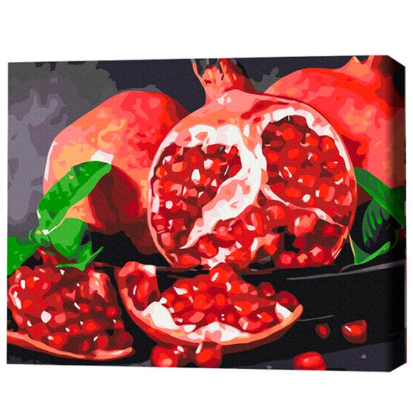 Картина по номерам BrushMe Сочный гранат 50 x 40 см/ Горизонтальная photo 3