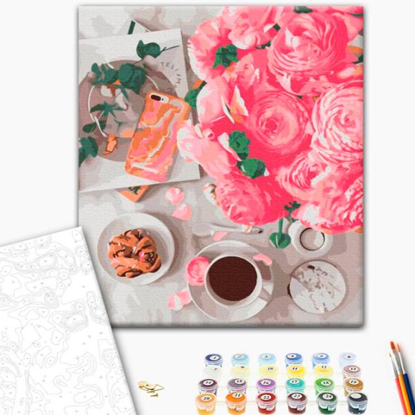 Pictură pe numere BrushMe Natură statică modernă 50 x 40 cm/ Verticală photo 2