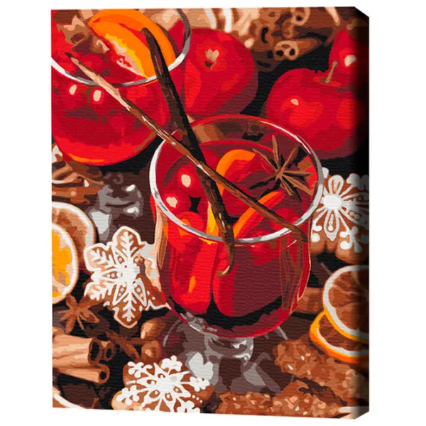 Картина по номерам BrushMe Пряный глинтвейн 50 x 40 см/ Вертикальная photo 3