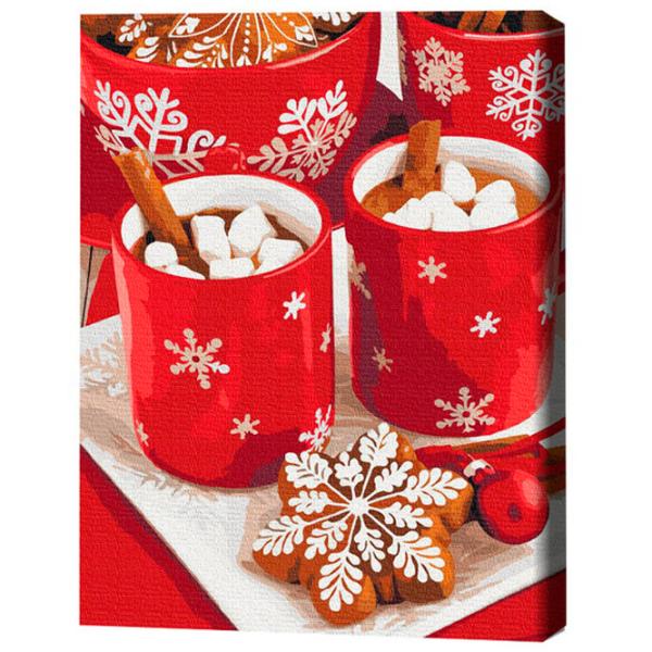 Картина по номерам BrushMe Снежное какао 50 x 40 см/ Вертикальная photo 3