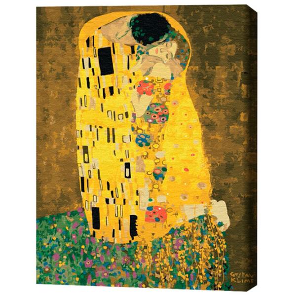 Картина по номерам BrushMe Поцелуй Густава Климта 50 x 40 см/ Вертикальная photo 3 Картина по номерам BrushMe Поцелуй Густава Климта 50 x 40 см/ Вертикальная photo 3