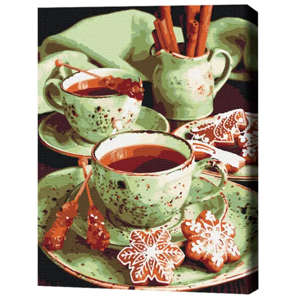 Картина по номерам BrushMe Мятные пряники 50 x 40 см/ Вертикальная photo 3