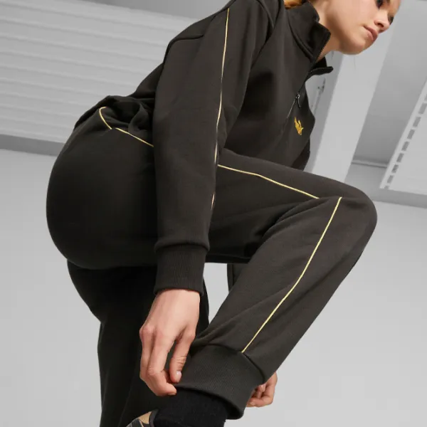 Спортивные брюки для женщин Puma Ess+ Minimal Gold Sweatpants Fl XS/ Черный photo 4