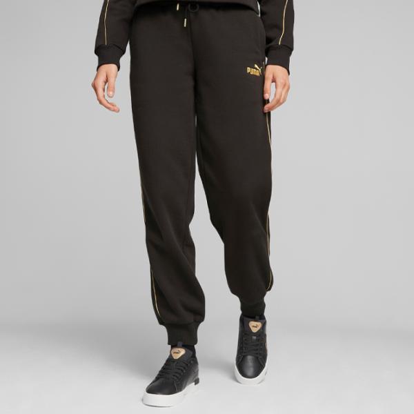 Спортивные брюки для женщин Puma Ess+ Minimal Gold Sweatpants Fl XL/ Черный photo 6