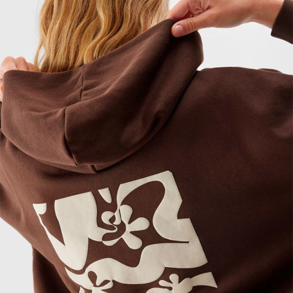 Hanorac pentru femei 4F PULLOVER HOODIE Toamnă - iarnă/ Brown photo 6