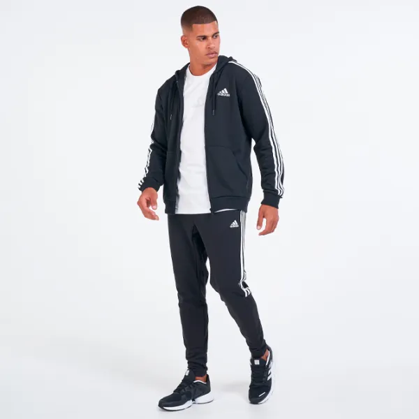 Hanorac pentru bărbați Adidas Essentials French Terry Drept/ Black photo 4