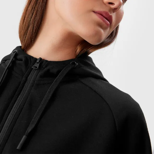 Толстовка для женщин 4F CROP-TOP HOODIE Осень - Зима/ Черный photo 5