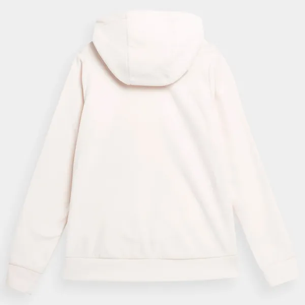 Hanorac pentru femei 4F REGULAR HOODED FLEECE Toamnă - iarnă/ Beige photo 2