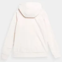 Hanorac pentru femei 4F REGULAR HOODED FLEECE Toamnă - iarnă/ Beige photo 2