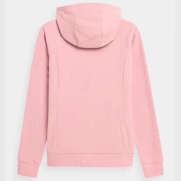 Толстовка для женщин 4F REGULAR HOODED FLEECE Осень - Зима/ Розовый photo 2