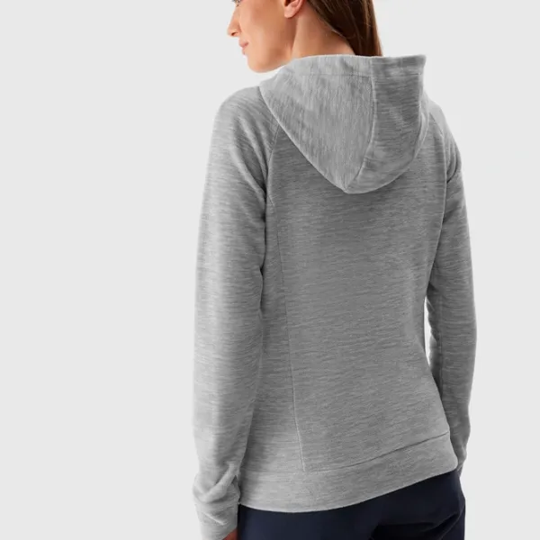 Hanorac pentru femei 4F REGULAR HOODED FLEECE Toamnă - iarnă/ Gray photo 6