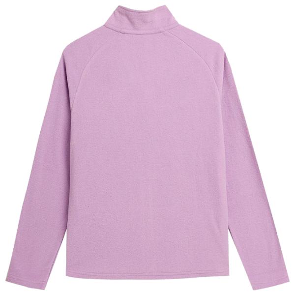 Hanorac pentru femei 4F REGULAR FLEECE WITH STAND-UP COLLAR Toamnă - iarnă/ Violet photo 2