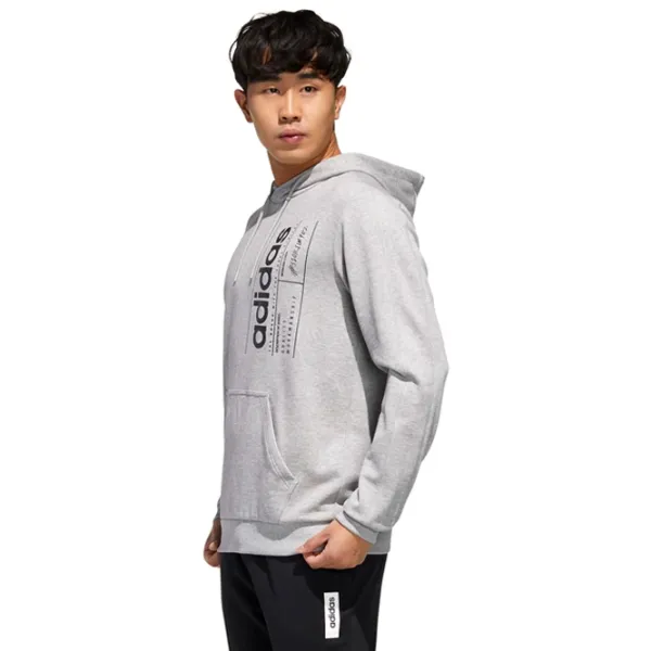 Hanorac pentru bărbați Adidas Brilliant Basics Drept/ Gray photo 3