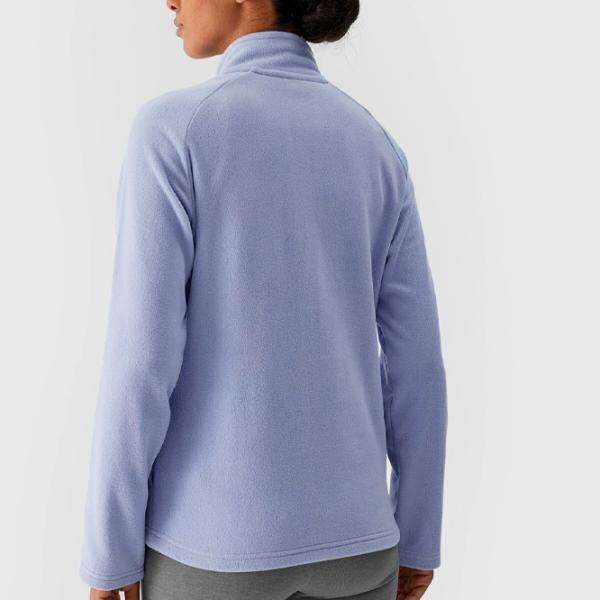 Толстовка для женщин 4F REGULAR FLEECE WITH STAND-UP COLLAR Осень - Зима/ Темно-синий photo 5