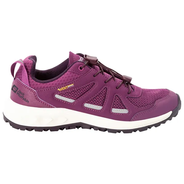 Adidași pentru femei Jack Wolfskin Woodland 2 Vent Low W Primăvară/ Deep Pink photo 3