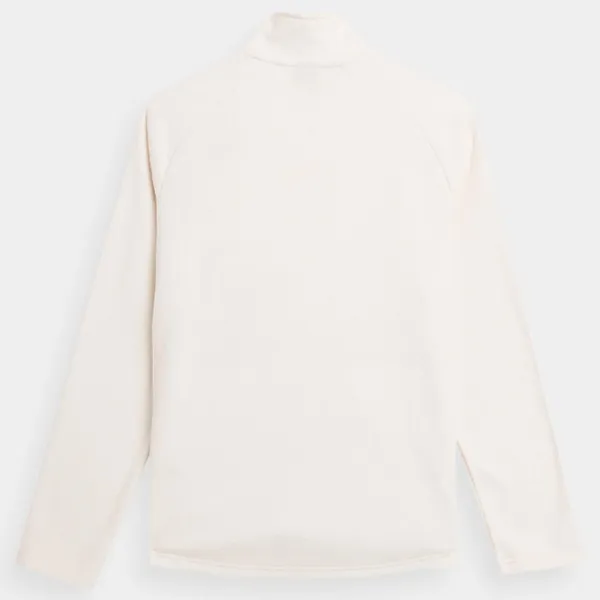 Толстовка для женщин 4F REGULAR FLEECE WITH STAND-UP COLLAR Осень - Зима/ Бежевый photo 2