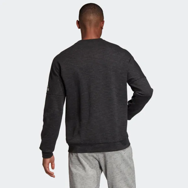 Hanorac pentru bărbați Adidas Stadium Crewneck Drept/ Black photo 5