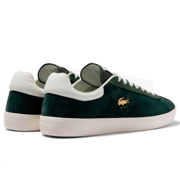 Ghete pentru bărbați Lacoste Baseshot Leather Heel Pop 45 / Green photo 2