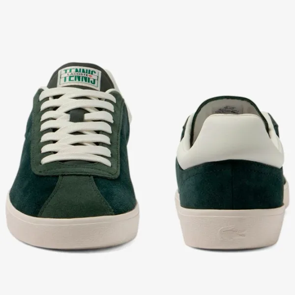 Ghete pentru bărbați Lacoste Baseshot Leather Heel Pop 45 / Green photo 3