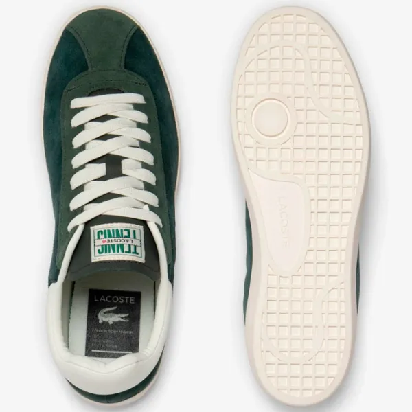 Ghete pentru bărbați Lacoste Baseshot Leather Heel Pop 45 / Green photo 4