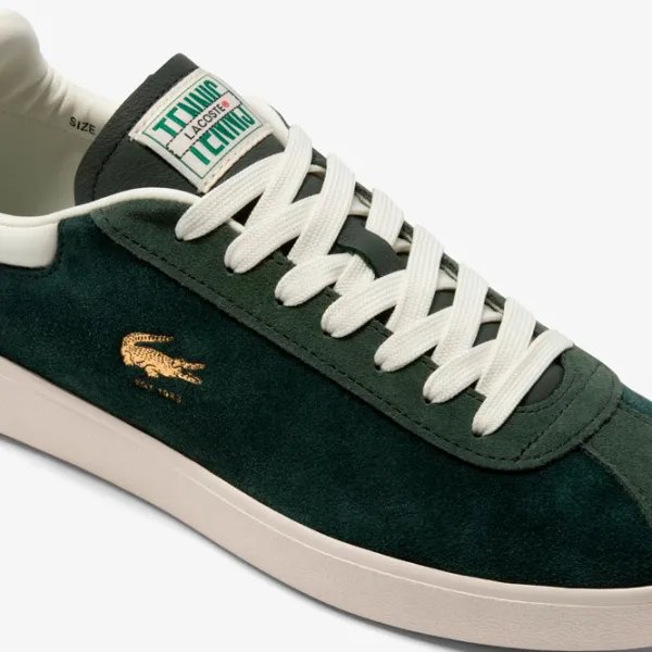 Ghete pentru bărbați Lacoste Baseshot Leather Heel Pop 45 / Green photo 5