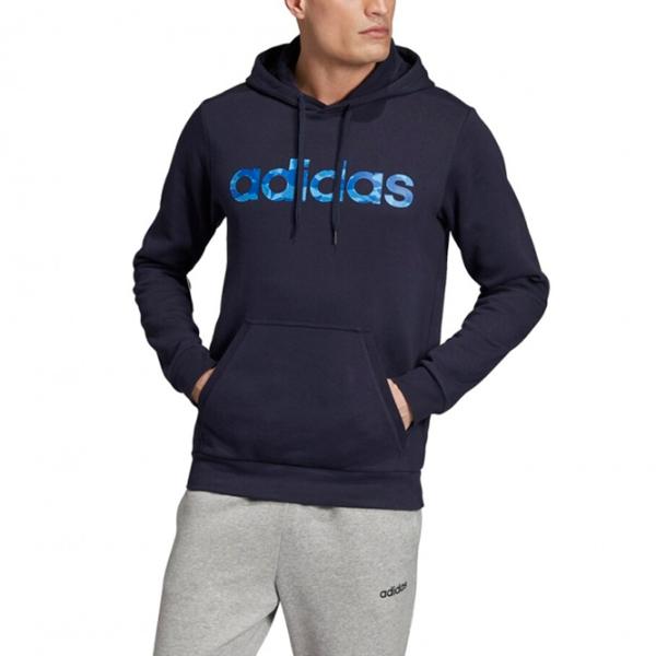 Толстовка для мужчин Adidas Essential Camo Linear Fz Прямой/ Темно-синий photo 3