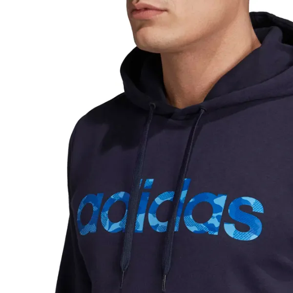 Hanorac pentru bărbați Adidas Essential Camo Linear Fz Drept/ Navy photo 4