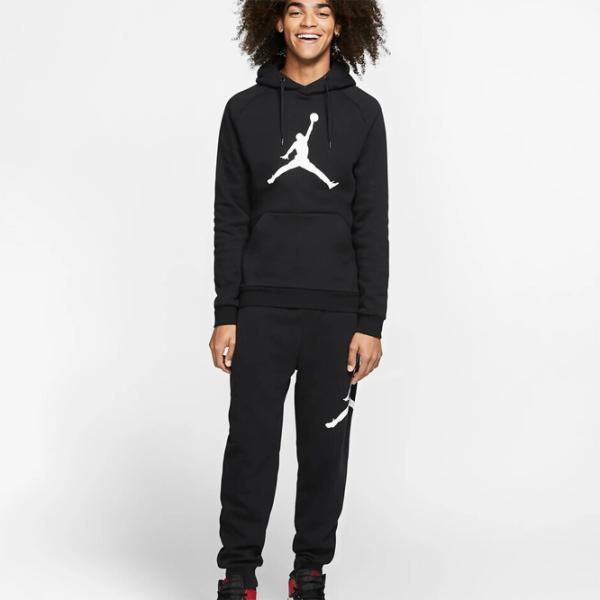 Толстовка для мужчин Nike Jordan Jumpman Logo Flc Po Прямой/ Черный photo 4