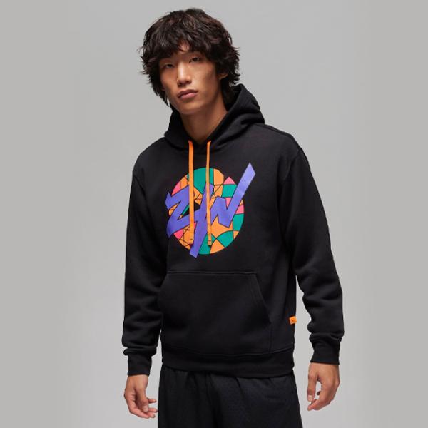 Hanorac pentru bărbați Nike Jordan Zion Gfx Flc Po Drept/ Black photo 2