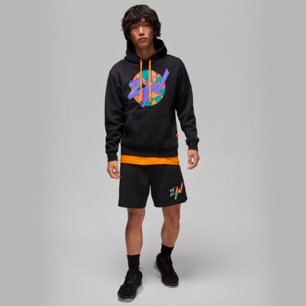 Hanorac pentru bărbați Nike Jordan Zion Gfx Flc Po Drept/ Black photo 4