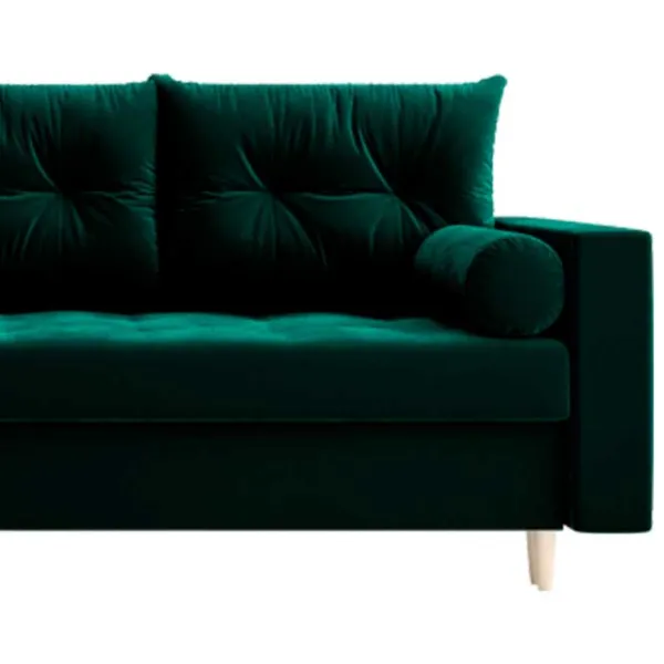 Canapea Space Meble Skandi Itaka 11 (5597157) Velur/ Dark Green photo 5