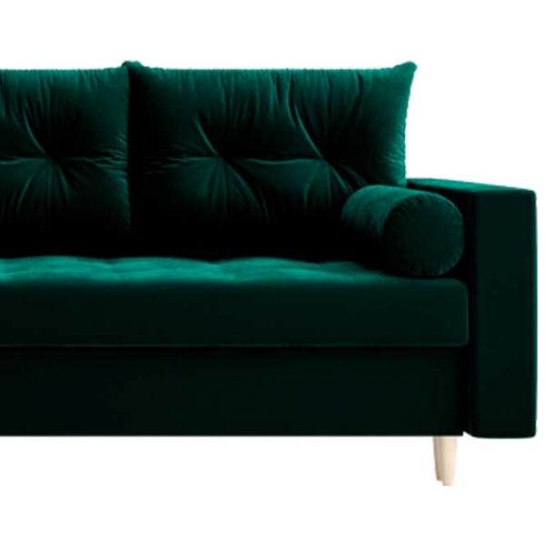 Canapea Space Meble Skandi Itaka 11 (5597157) Velur/ Dark Green photo 5