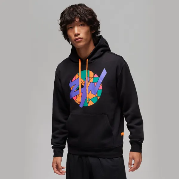 Толстовка для мужчин Nike Jordan Zion Gfx Flc Po Прямой/ Черный photo 2
